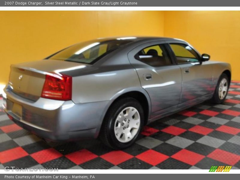 Silver Steel Metallic / Dark Slate Gray/Light Graystone 2007 Dodge Charger
