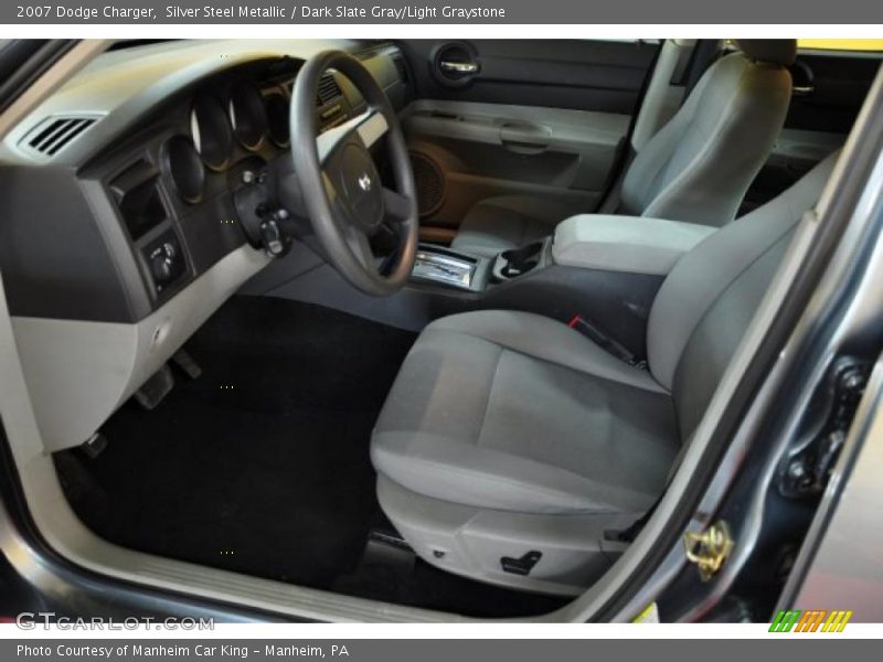 Silver Steel Metallic / Dark Slate Gray/Light Graystone 2007 Dodge Charger