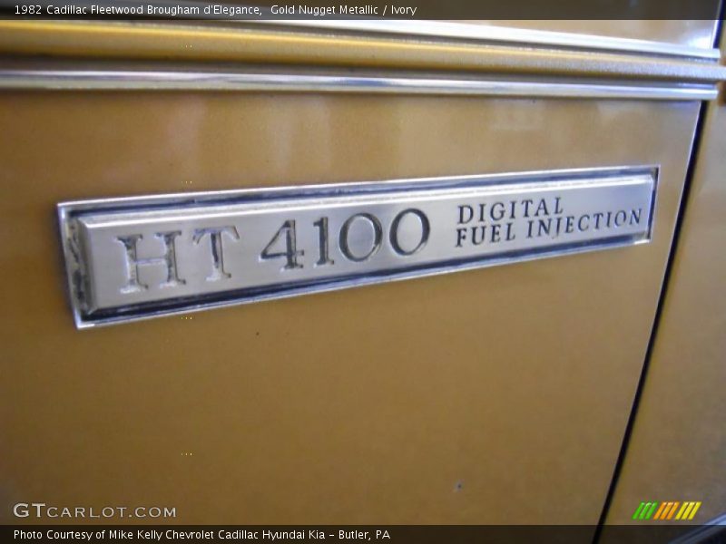 Gold Nugget Metallic / Ivory 1982 Cadillac Fleetwood Brougham d'Elegance