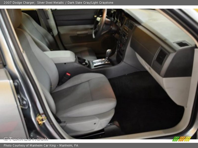 Silver Steel Metallic / Dark Slate Gray/Light Graystone 2007 Dodge Charger