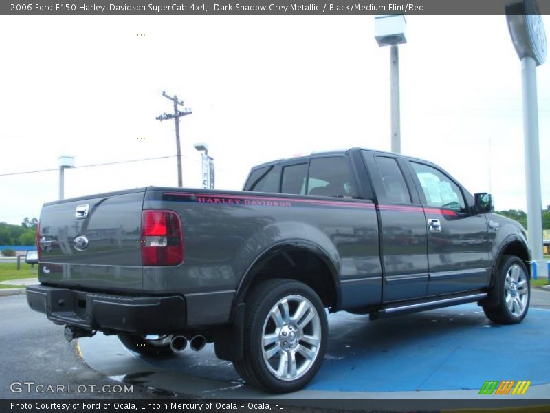 Dark Shadow Grey Metallic / Black/Medium Flint/Red 2006 Ford F150 Harley-Davidson SuperCab 4x4