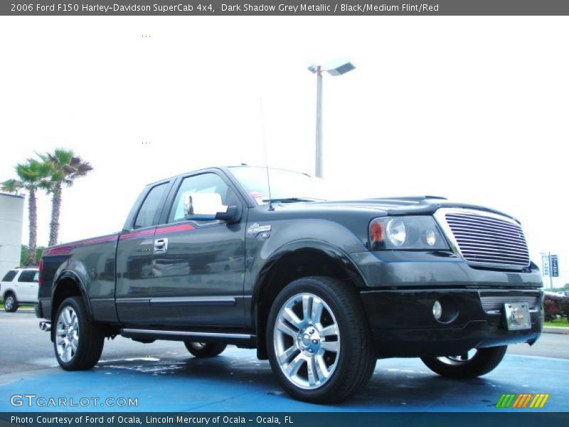 Dark Shadow Grey Metallic / Black/Medium Flint/Red 2006 Ford F150 Harley-Davidson SuperCab 4x4