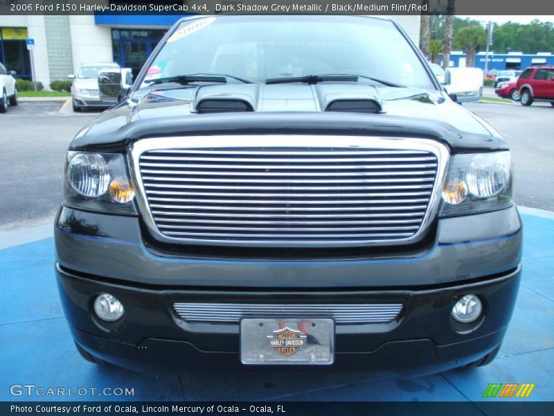 Dark Shadow Grey Metallic / Black/Medium Flint/Red 2006 Ford F150 Harley-Davidson SuperCab 4x4