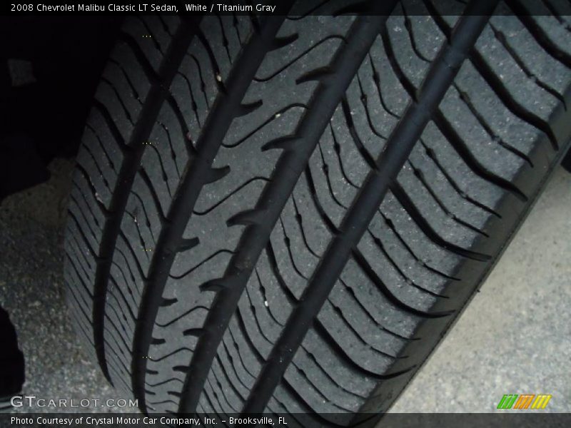 White / Titanium Gray 2008 Chevrolet Malibu Classic LT Sedan