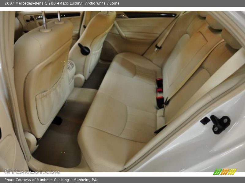 Arctic White / Stone 2007 Mercedes-Benz C 280 4Matic Luxury