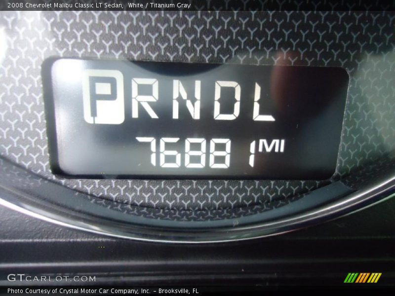 White / Titanium Gray 2008 Chevrolet Malibu Classic LT Sedan