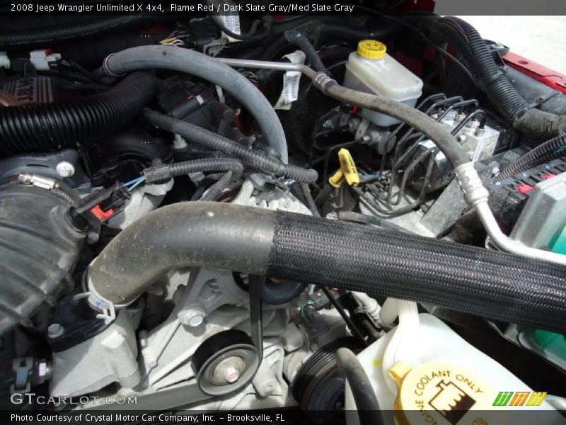 Flame Red / Dark Slate Gray/Med Slate Gray 2008 Jeep Wrangler Unlimited X 4x4