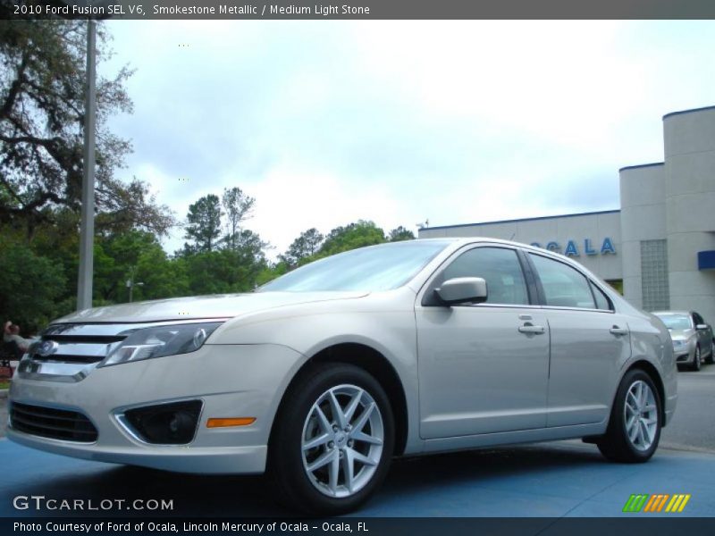 Smokestone Metallic / Medium Light Stone 2010 Ford Fusion SEL V6