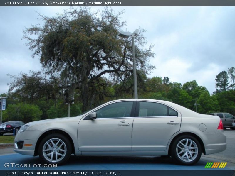 Smokestone Metallic / Medium Light Stone 2010 Ford Fusion SEL V6
