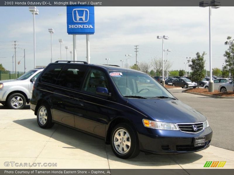 Midnight Blue Pearl / Quartz 2003 Honda Odyssey EX-L