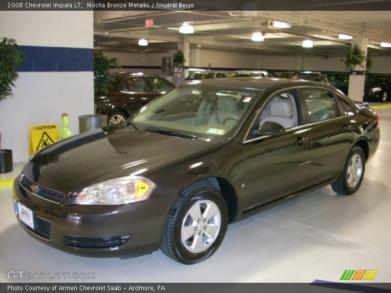 Mocha Bronze Metallic / Neutral Beige 2008 Chevrolet Impala LT