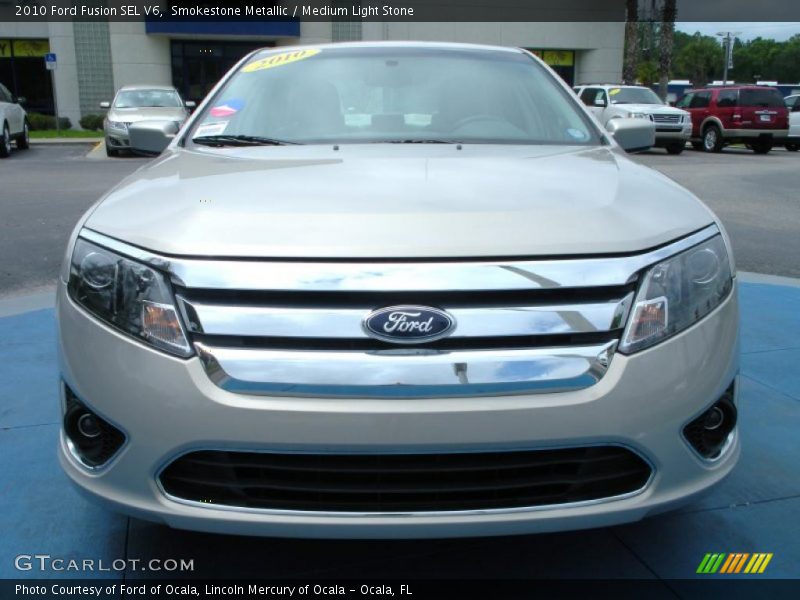 Smokestone Metallic / Medium Light Stone 2010 Ford Fusion SEL V6