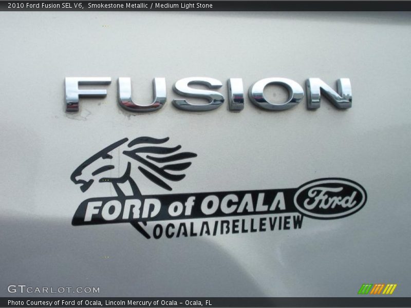 Smokestone Metallic / Medium Light Stone 2010 Ford Fusion SEL V6