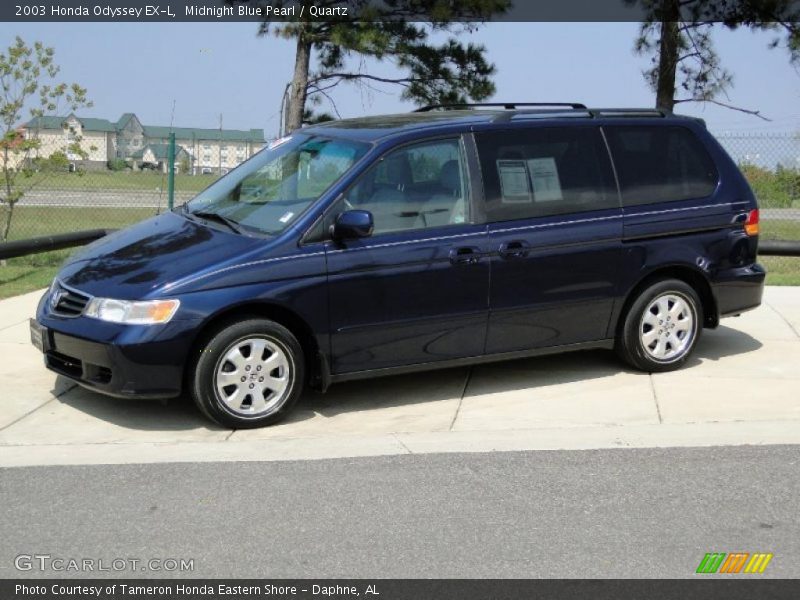 Midnight Blue Pearl / Quartz 2003 Honda Odyssey EX-L