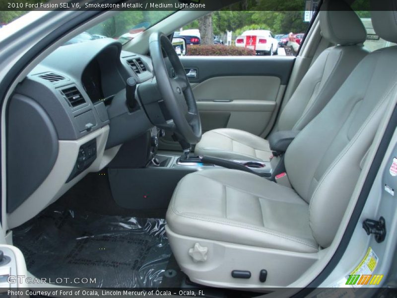 Smokestone Metallic / Medium Light Stone 2010 Ford Fusion SEL V6