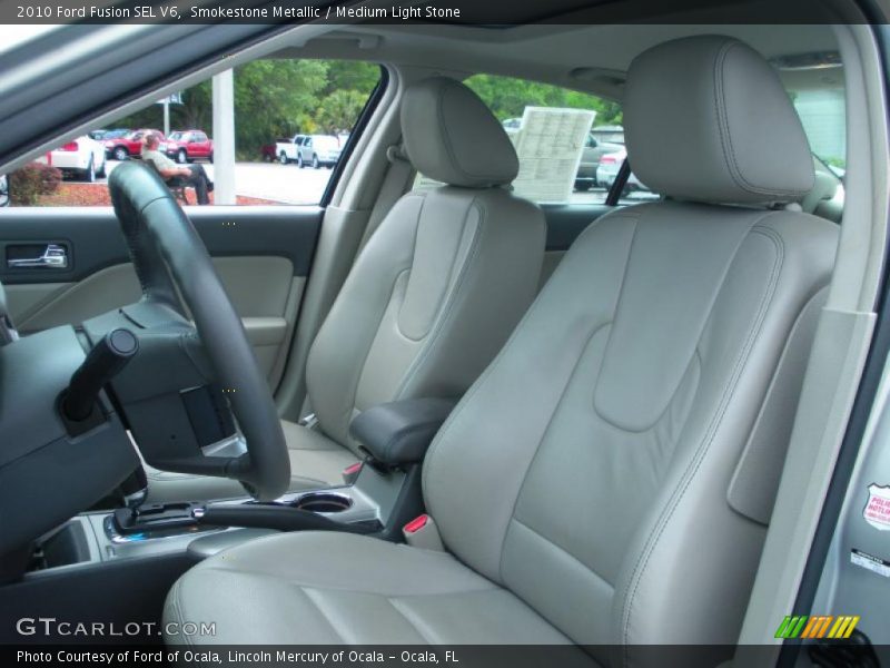 Smokestone Metallic / Medium Light Stone 2010 Ford Fusion SEL V6