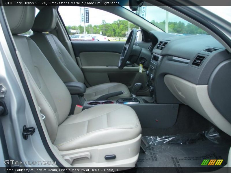Smokestone Metallic / Medium Light Stone 2010 Ford Fusion SEL V6