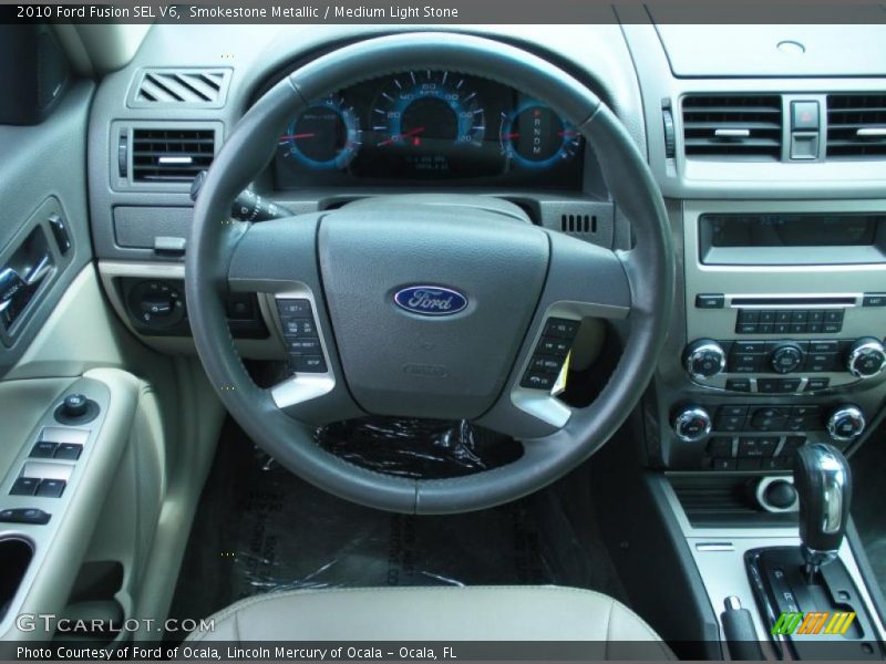Smokestone Metallic / Medium Light Stone 2010 Ford Fusion SEL V6