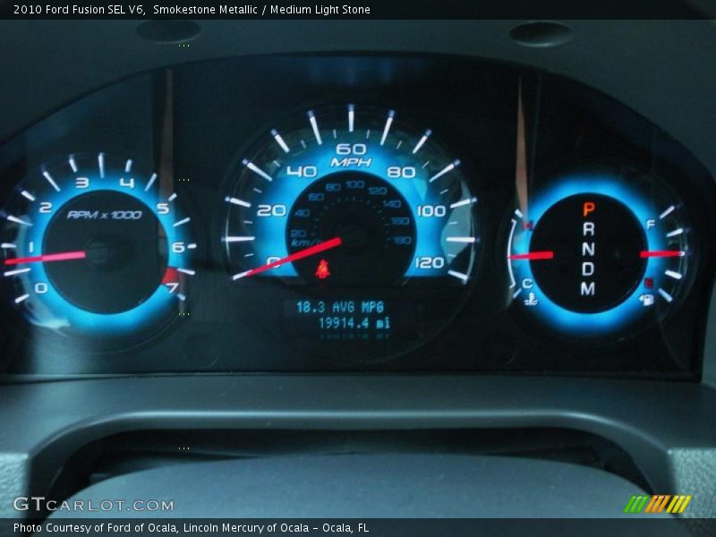 Smokestone Metallic / Medium Light Stone 2010 Ford Fusion SEL V6
