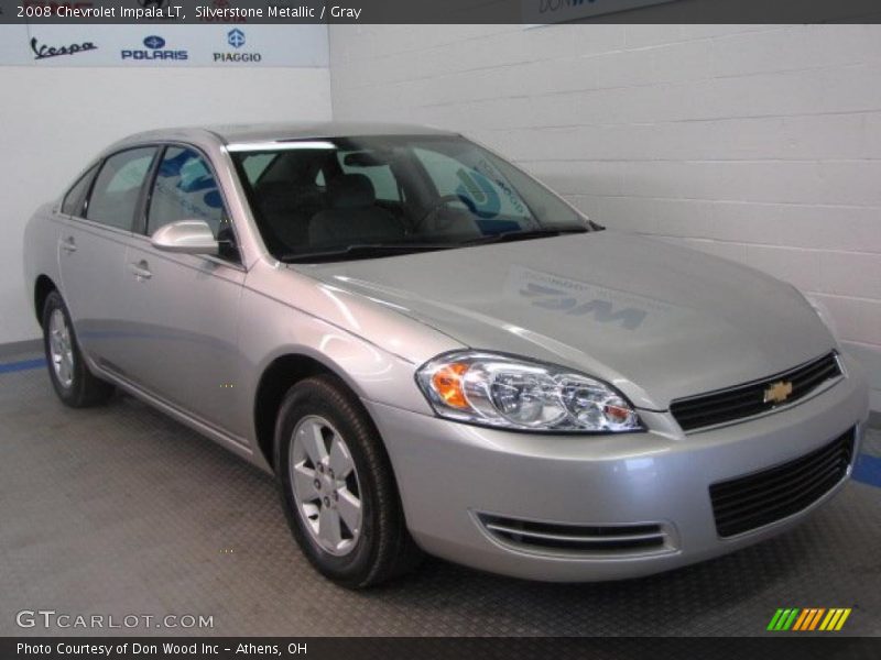 Silverstone Metallic / Gray 2008 Chevrolet Impala LT