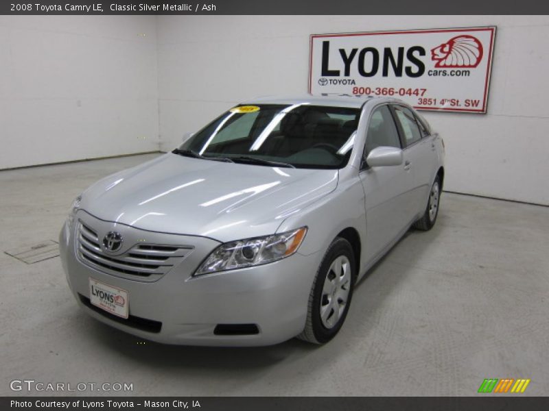 Classic Silver Metallic / Ash 2008 Toyota Camry LE