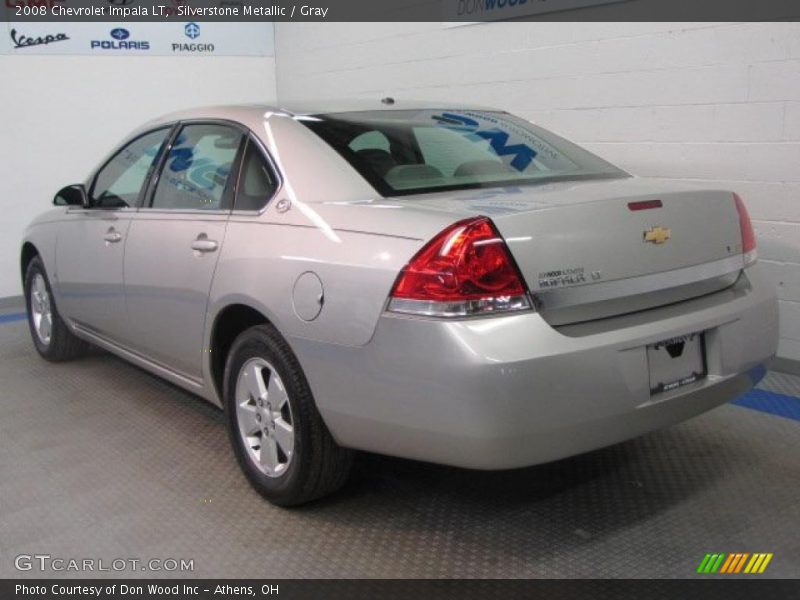 Silverstone Metallic / Gray 2008 Chevrolet Impala LT