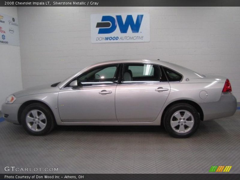 Silverstone Metallic / Gray 2008 Chevrolet Impala LT