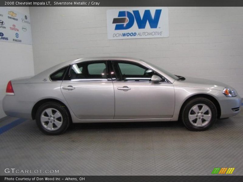 Silverstone Metallic / Gray 2008 Chevrolet Impala LT