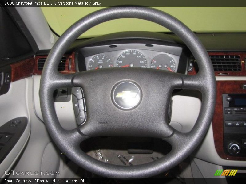 Silverstone Metallic / Gray 2008 Chevrolet Impala LT