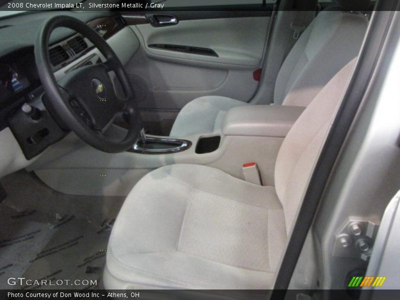 Silverstone Metallic / Gray 2008 Chevrolet Impala LT