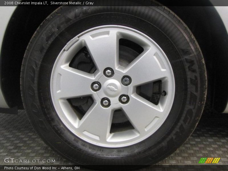 Silverstone Metallic / Gray 2008 Chevrolet Impala LT