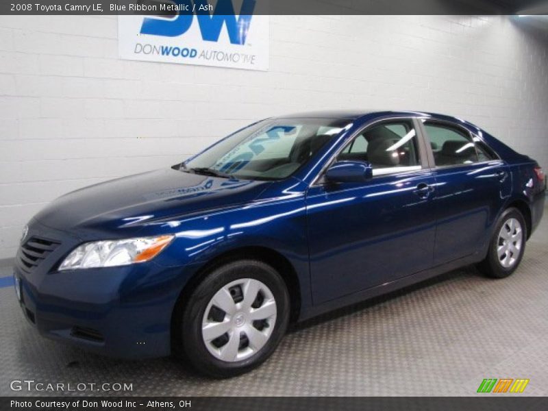 Blue Ribbon Metallic / Ash 2008 Toyota Camry LE