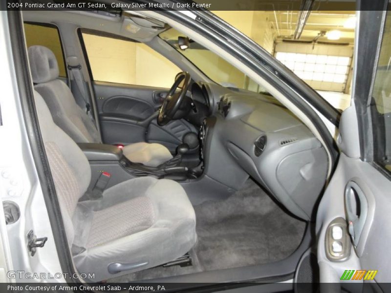 Galaxy Silver Metallic / Dark Pewter 2004 Pontiac Grand Am GT Sedan