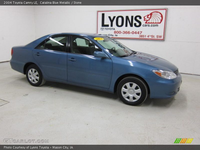 Catalina Blue Metallic / Stone 2004 Toyota Camry LE