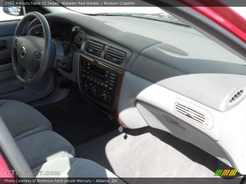 Matador Red Metallic / Medium Graphite 2003 Mercury Sable GS Sedan