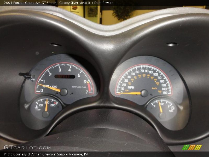  2004 Grand Am GT Sedan GT Sedan Gauges