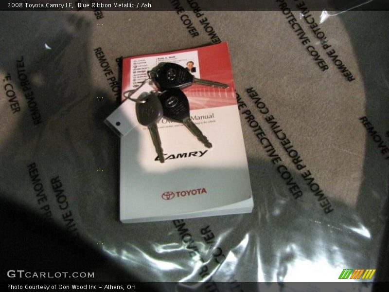 Blue Ribbon Metallic / Ash 2008 Toyota Camry LE