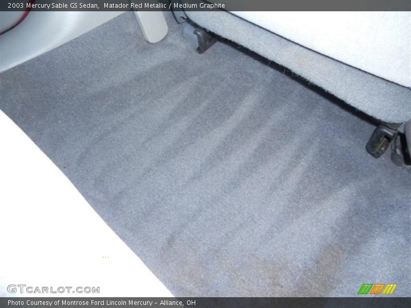 Matador Red Metallic / Medium Graphite 2003 Mercury Sable GS Sedan