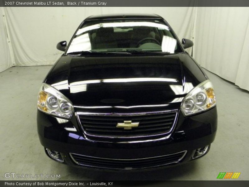 Black / Titanium Gray 2007 Chevrolet Malibu LT Sedan