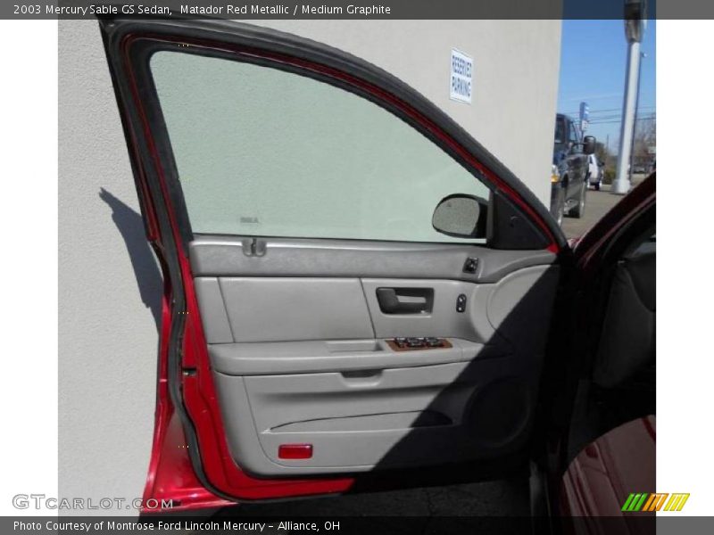 Matador Red Metallic / Medium Graphite 2003 Mercury Sable GS Sedan