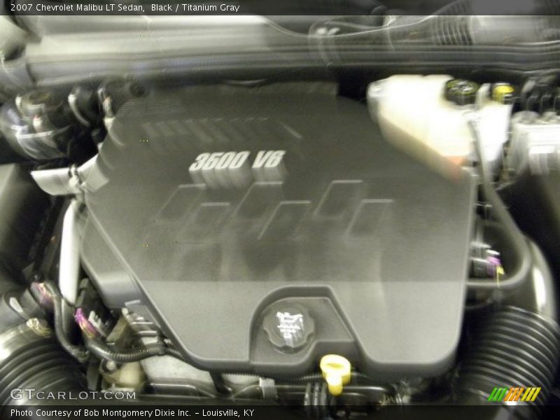 Black / Titanium Gray 2007 Chevrolet Malibu LT Sedan