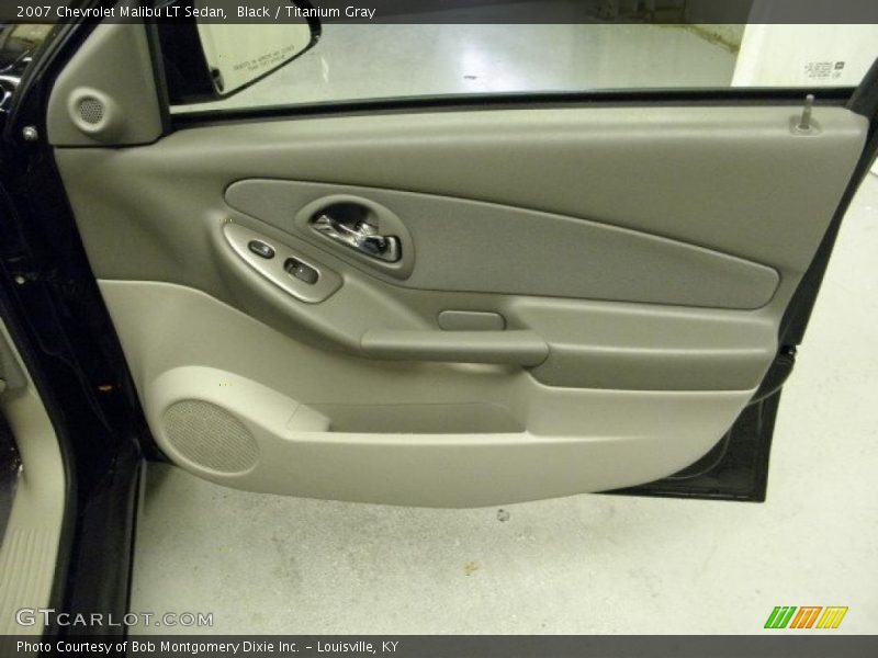 Black / Titanium Gray 2007 Chevrolet Malibu LT Sedan