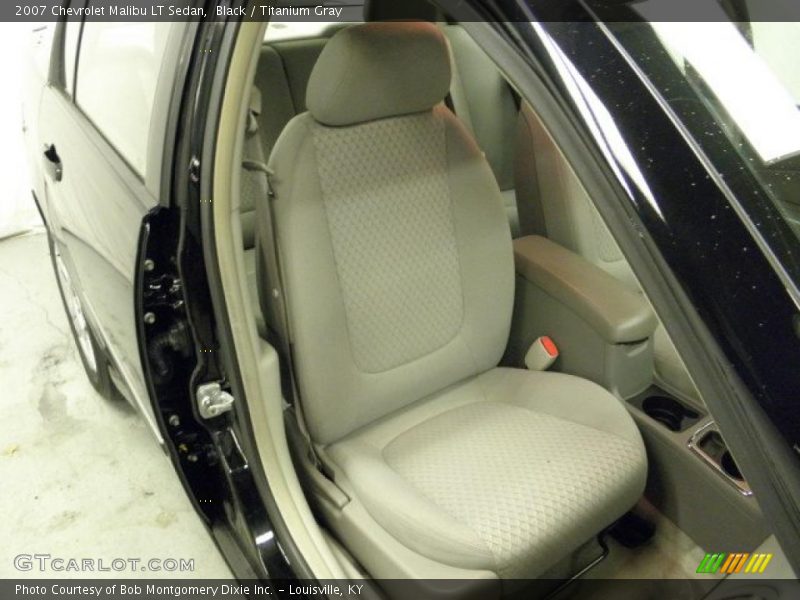 Black / Titanium Gray 2007 Chevrolet Malibu LT Sedan