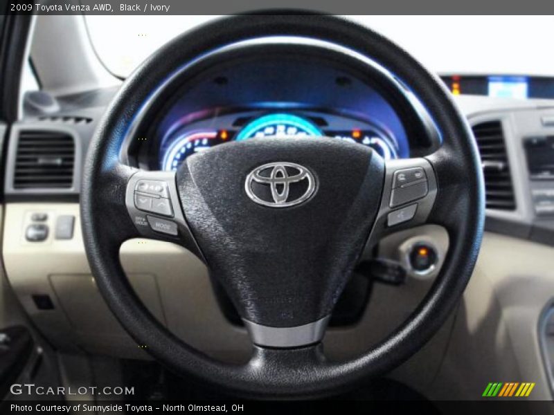 Black / Ivory 2009 Toyota Venza AWD