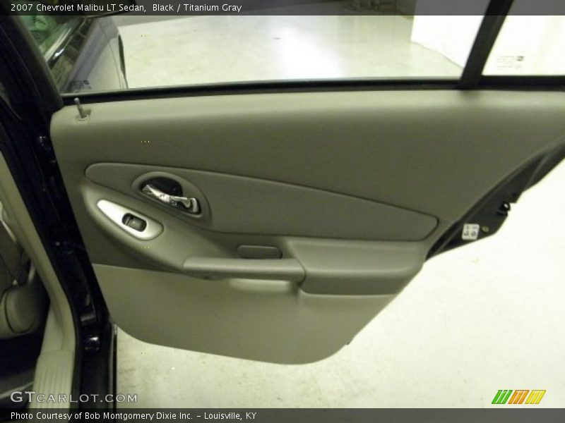 Black / Titanium Gray 2007 Chevrolet Malibu LT Sedan