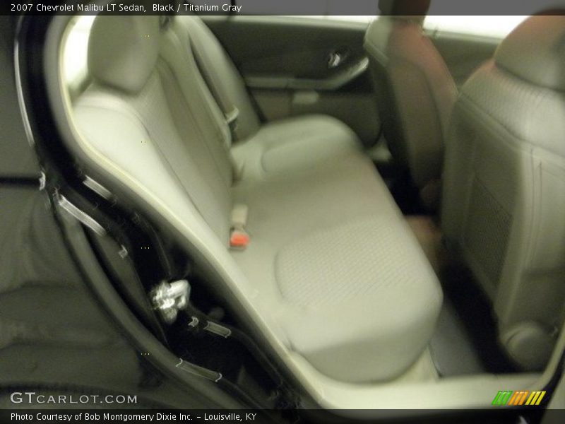 Black / Titanium Gray 2007 Chevrolet Malibu LT Sedan