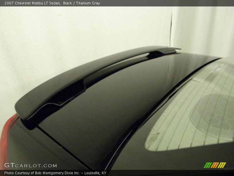 Black / Titanium Gray 2007 Chevrolet Malibu LT Sedan