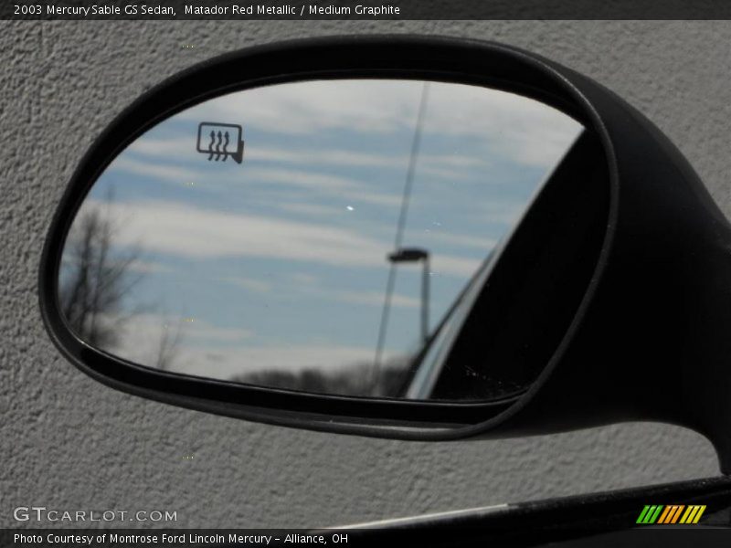 Matador Red Metallic / Medium Graphite 2003 Mercury Sable GS Sedan