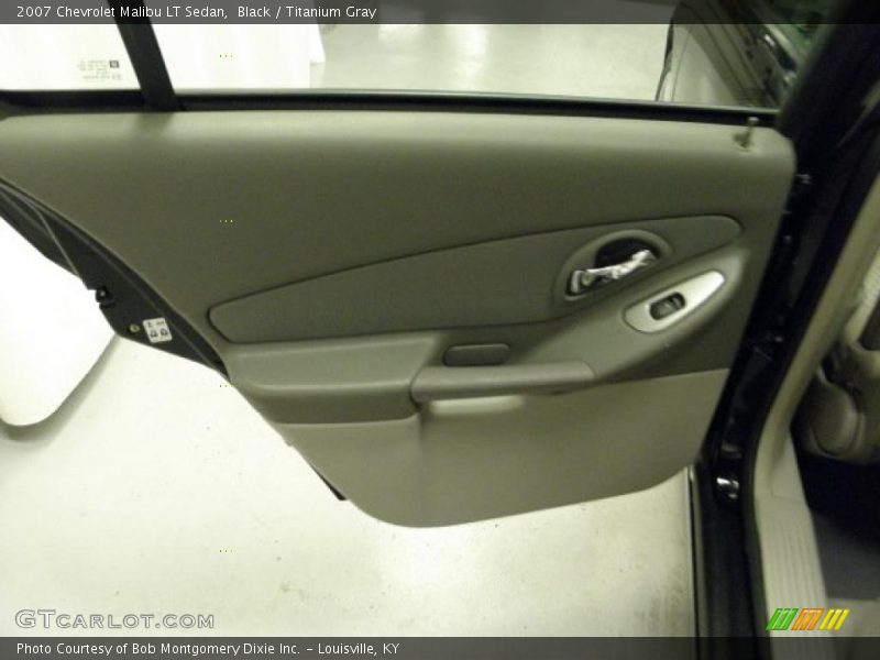 Black / Titanium Gray 2007 Chevrolet Malibu LT Sedan