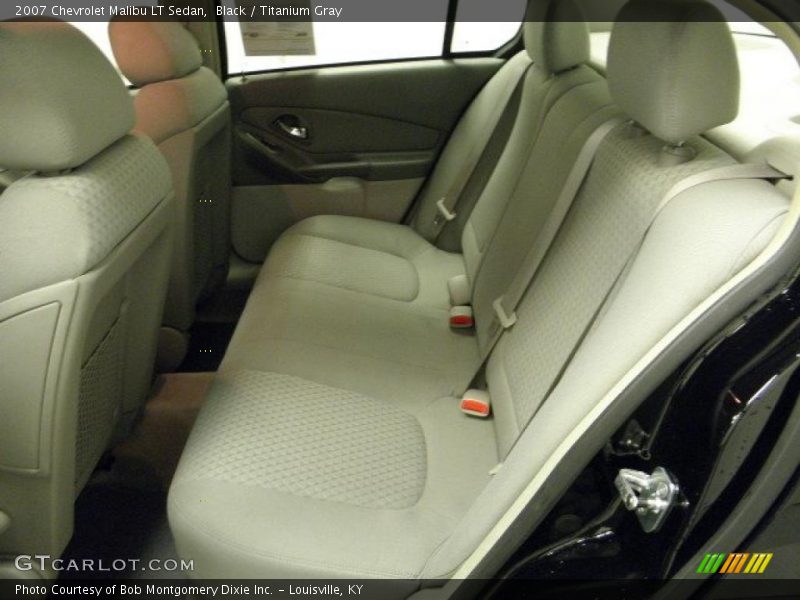 Black / Titanium Gray 2007 Chevrolet Malibu LT Sedan